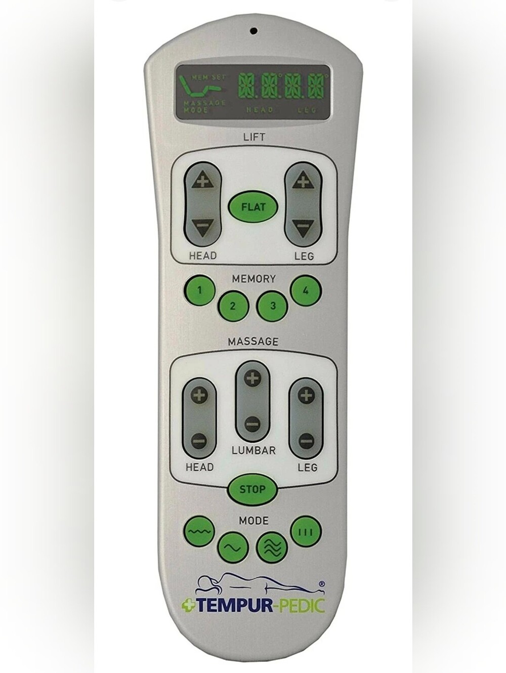 Tempur-Pedic Tempur-Ergo Wireless Bed Remote Control OEM 10003-RFREMS-L006 - Picture 5 of 6